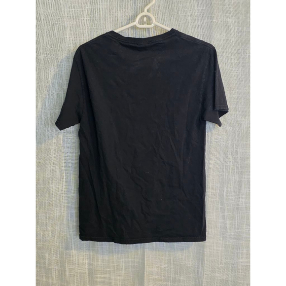 Men's Fruit of the‎ Loom Bleach Graphic Tee Black Size S - Picture 4 of 4